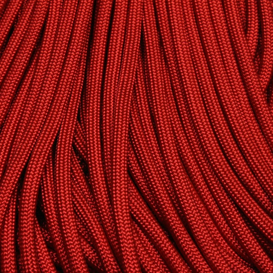 550 Paracord Red Imperial 100 ft Made in USA