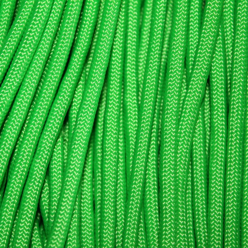 550 Paracord Neon Green 100 ft Made in USA