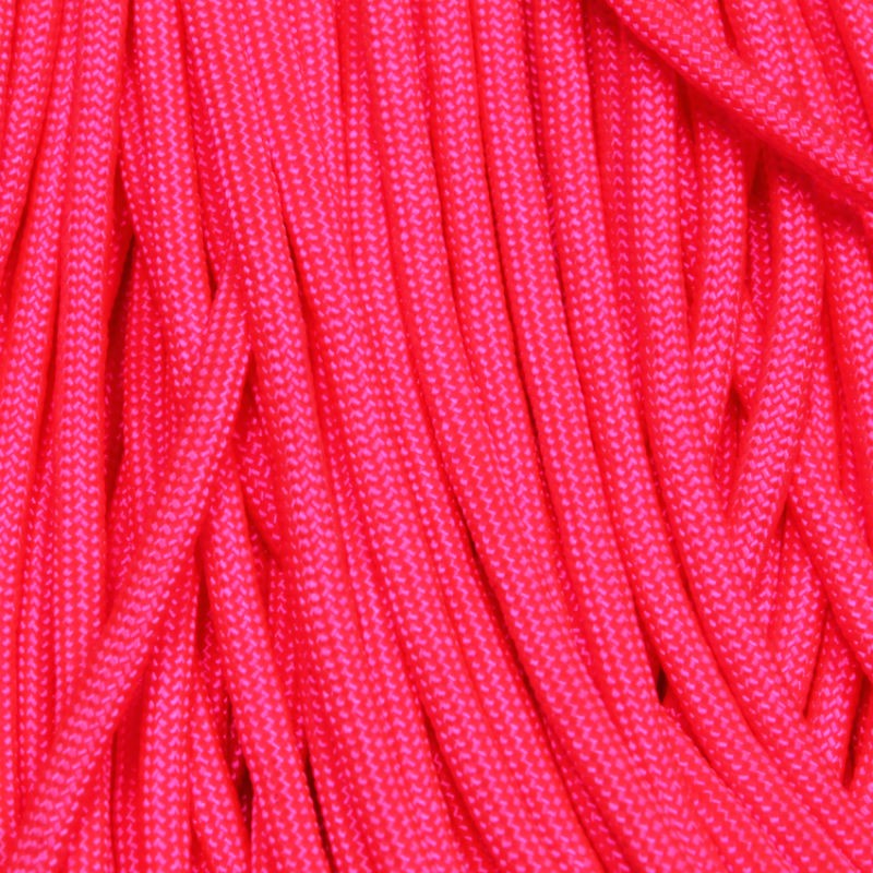 550 Paracord NEON Pink 100 ft Made in USA