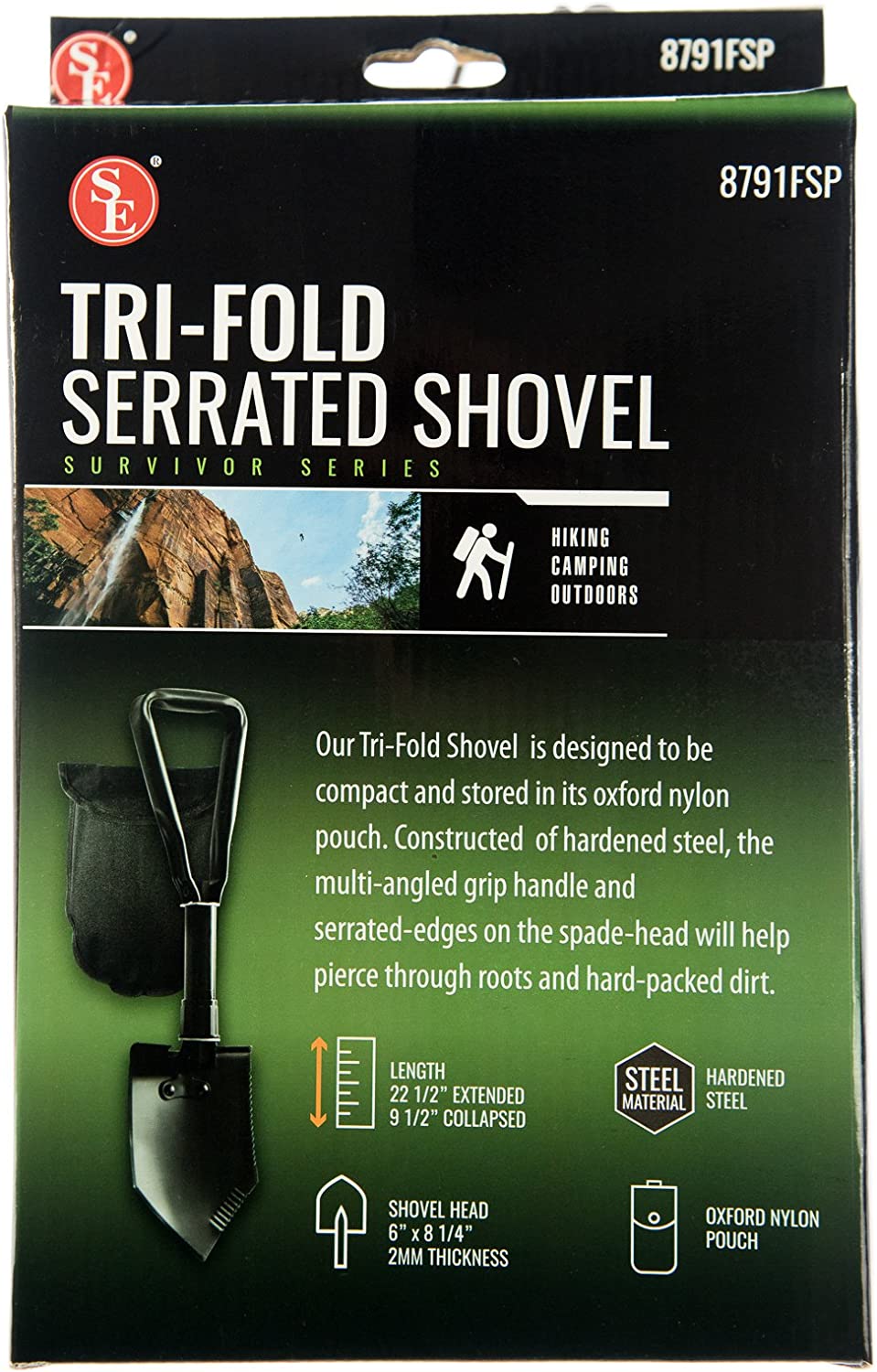 Tri-fold Serrated Shovel BeReadyFoods.com