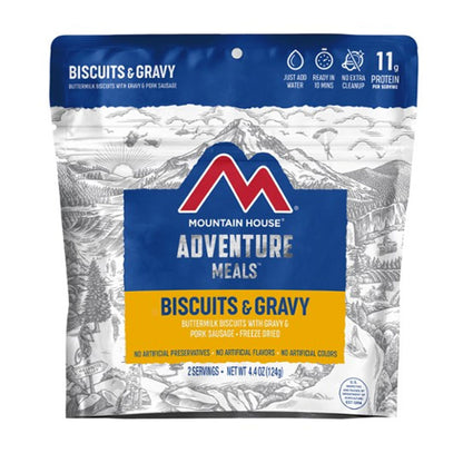 Mountain House Biscuits and Gravy 4.4 oz Pouch MOUNTAIN HOUSE
