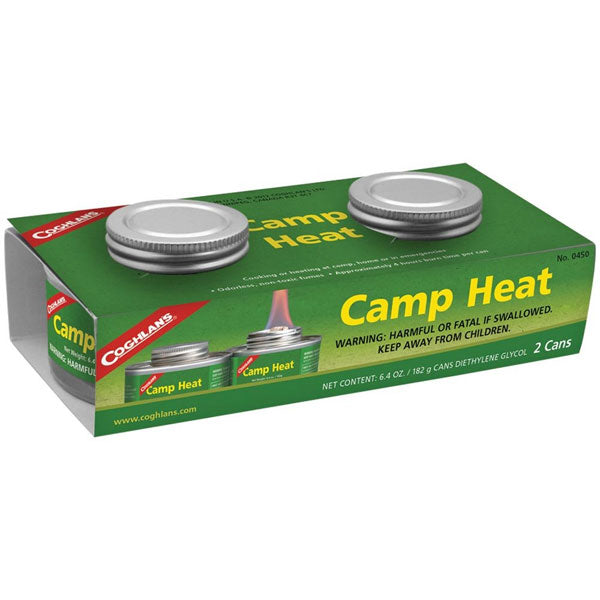 Camp Heat Canned Fuel 2 cans BeReadyFoods.com