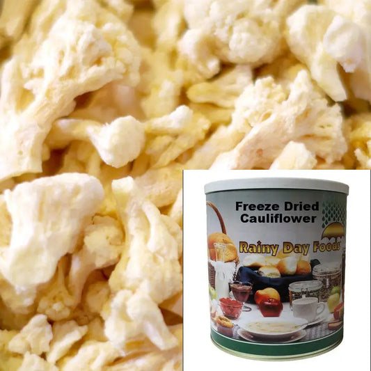 Freeze Dried Cauliflower 5 oz #10 BeReadyFoods.com
