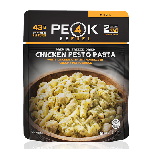 Freeze Dried Chicken Pesto Pasta 5.71 oz Pouch PEAK