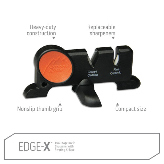 Outdoor Edge Edge-X Sharpener BeReadyFoods.com