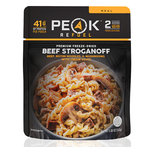 Freeze Dried Beef Stroganoff 5.0 oz Pouch PEAK