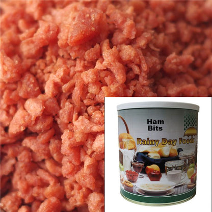TVP Ham Flavored Bits 36 oz #10 WALTON RAINY DAY FOODS