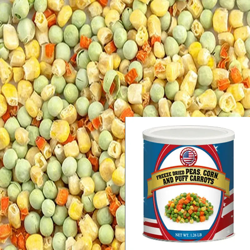 Veggie Mix (Corn Peas & Carrots) 20 oz #10 BeReadyFoods.com