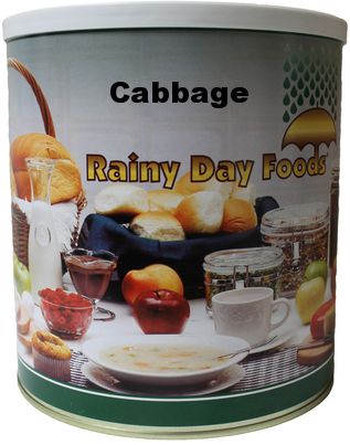 Cabbage flakes 22 oz #10 WALTON RAINY DAY FOODS
