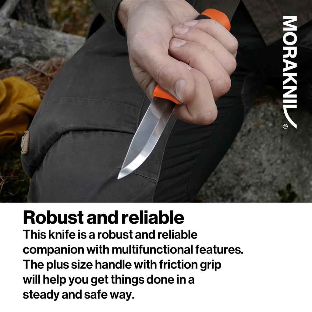 Mora Companion Knife - ORANGE Industrial Revolution