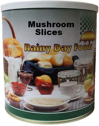 Mushrooms 9 oz #10 WALTON RAINY DAY FOODS