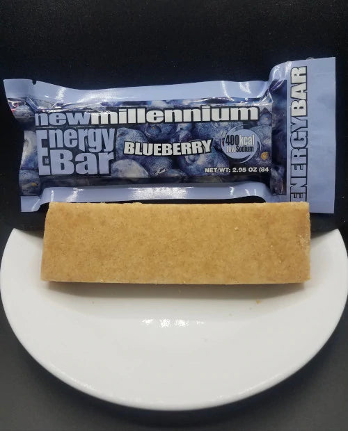 New Millennium Energy Bar Blueberry 400 Calories BeReadyFoods.com