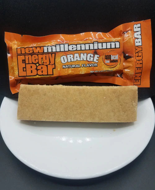 New Millennium Energy Bar Orange 400 Calories BeReadyFoods.com