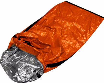 Emergency Sleeping Bag 84 X 36 Mylar Orange BeReadyFoods.com